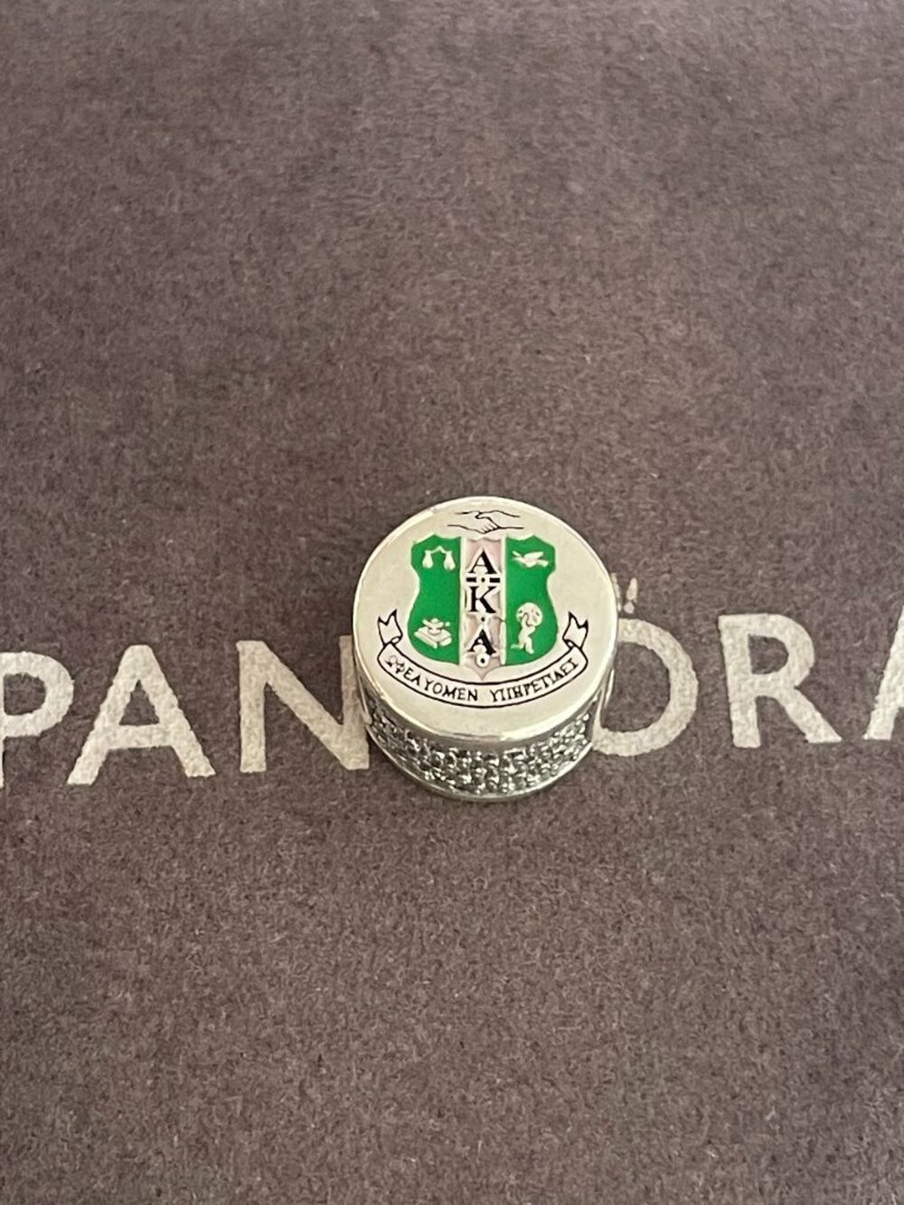 Pandora AKA Charm Alpha Kappa Alpha Sorority Pendant Charm